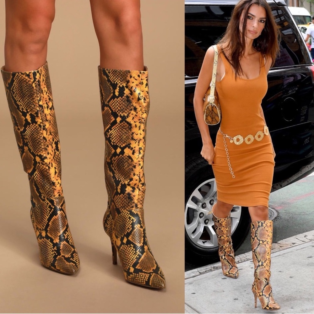 Steve Madden Kinga Snake Boots